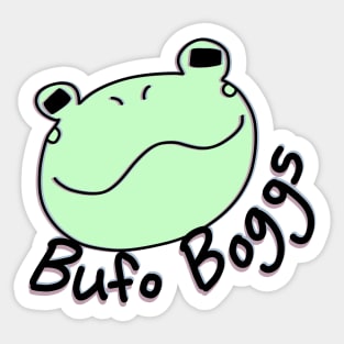 Bufo Boggs Logo Sticker